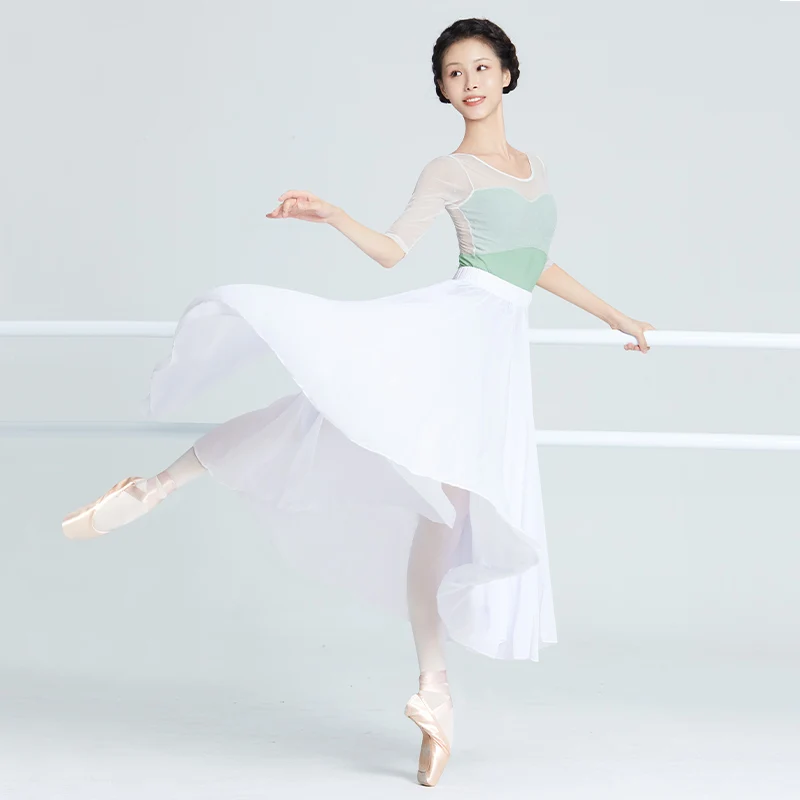 Jupes de danse de ballet pour femmes 720 °   Grande jupe en mousseline de soie, Costumes de danse de ballerine pour adultes, jupes de danse contemporaine classique