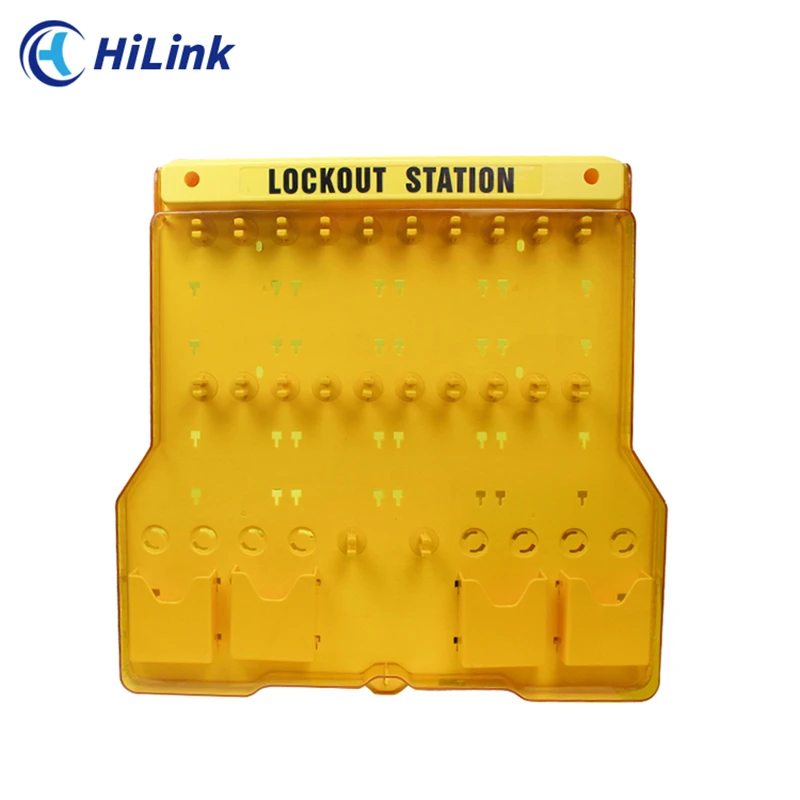 Industrial Safety Overhaul Management One-Stop Solution,Wall Mounted Transparent Covered Station Safety Lockout Device Storage