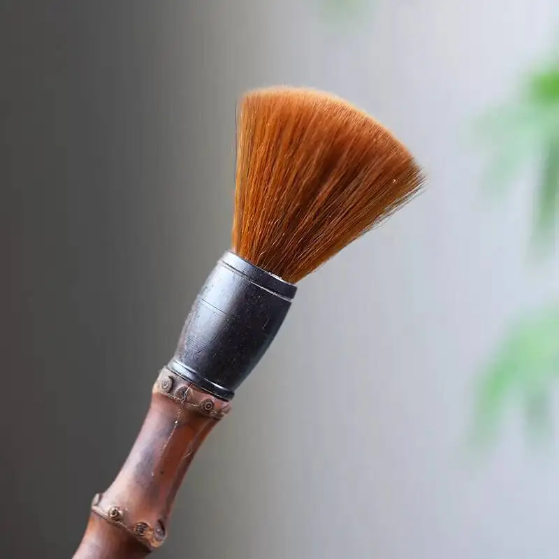 [Changtao]Yixing Zisha Pot Ceremony Accessories Non-Shedding Bamboo Knot Tea Tray Cleaning Brush Single Price