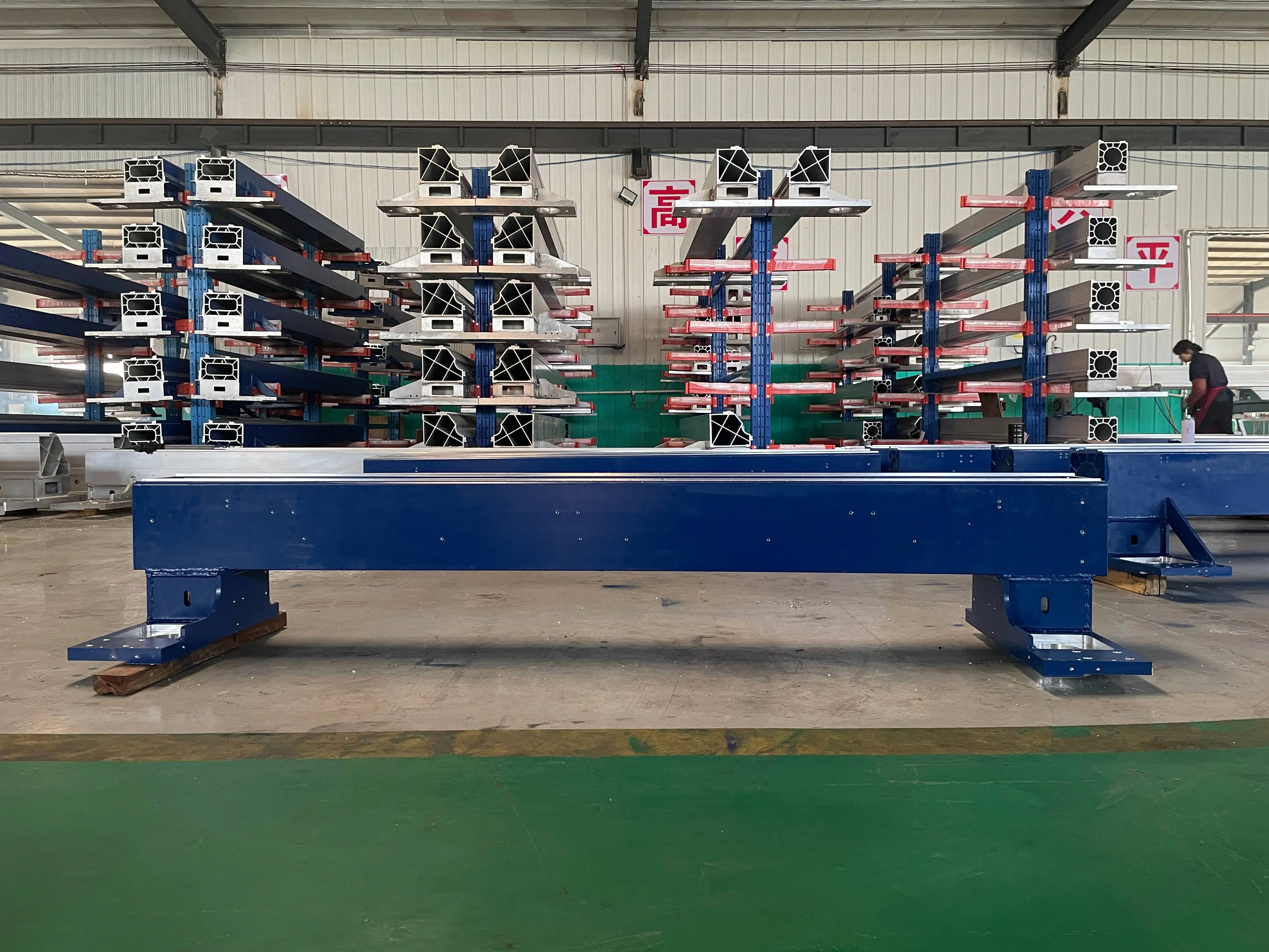 آلة القطع بالليزر X محور العملاقة شعاع مخصص 6061 الألومنيوم عبر شعاع Cnc تحول خدمة الطحن #6