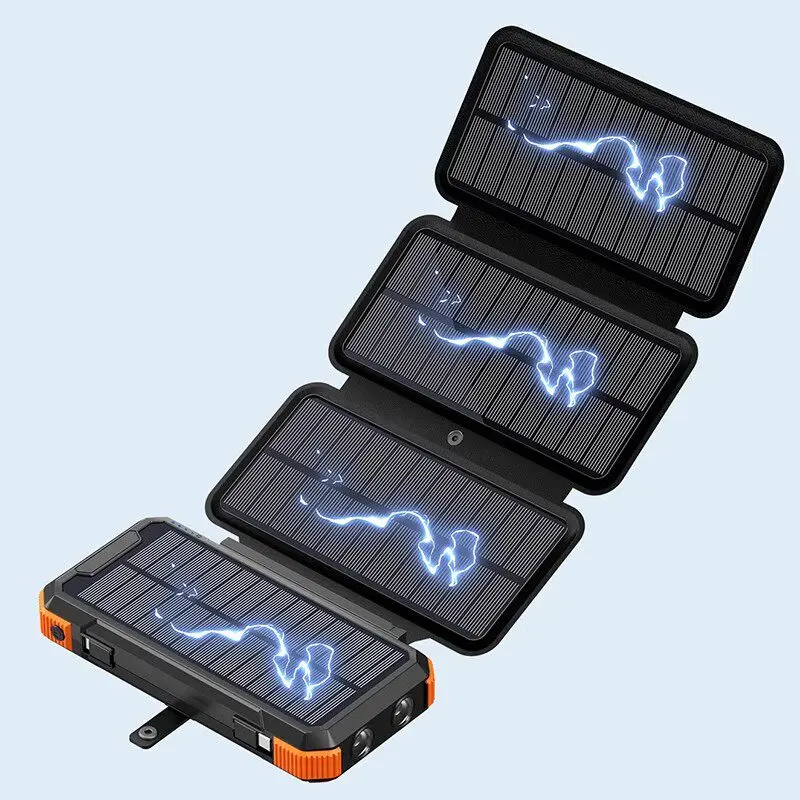 

3C certified military-grade solar power bank outdoor emergency large-capacity power supply