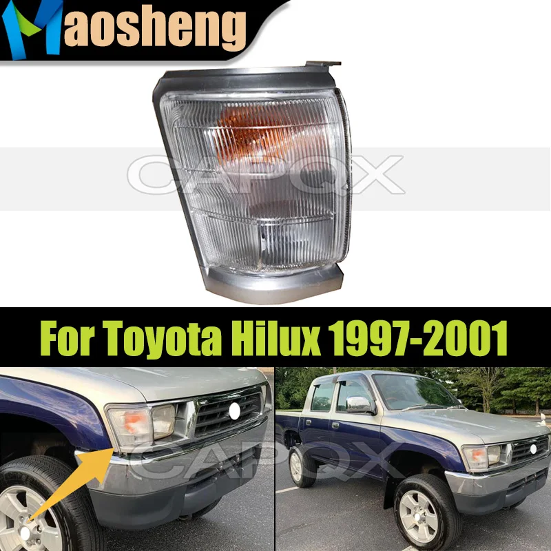 

Car Front Turn Signal Light Corner Lamp For Toyota Hilux Pickup 1997 1998 1999 2000 2001 Indicator Corner Light