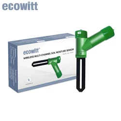 ECOWITT WH51 Soil Moisture Meter, Soil Tester, 8-Channel Garden Plant Water Monitor Tester - Sensor Only, Can't Be Used Alone