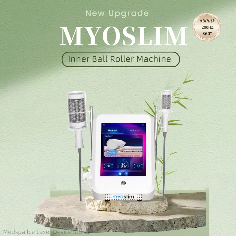 

MYOslim 6500 Вт 200 Гц ролик для похудения, уменьшения целлюлита, внутренний шариковый ролик, 360 градусов, инфракрасный вакуумный ролик, массаж, красота