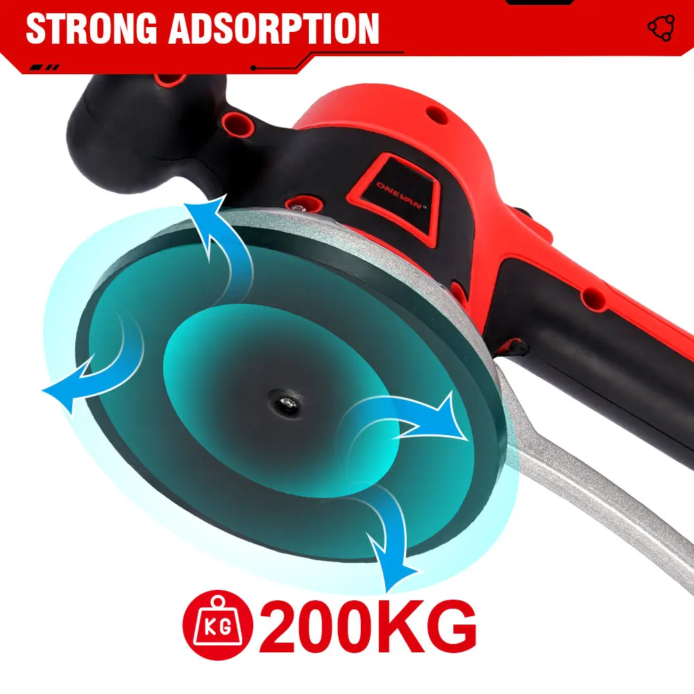 ONEVAN 200KG Tiling Tiles Machine Tiles Vibrator Suction Cup Automatic Floor Vibrator Leveling Tools For Makita 18v Battery