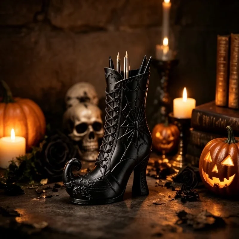 3D Printing Web - 3D Printed Gothic Witch Boot Pen