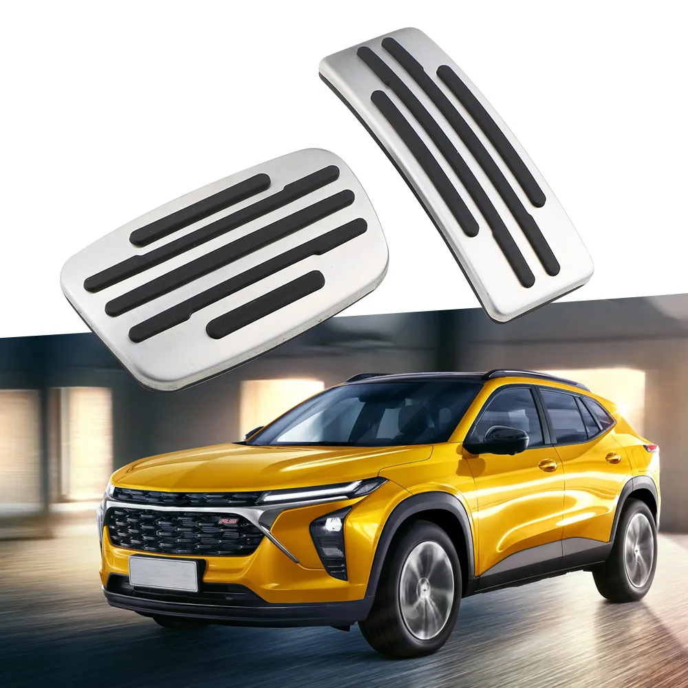 Pedal AT de acero inoxidable para coche Chevrolet Chevy Camaro 2022+ Trax 2019+ Cavalier 2022+ modificación de Pedal de coche Acc.