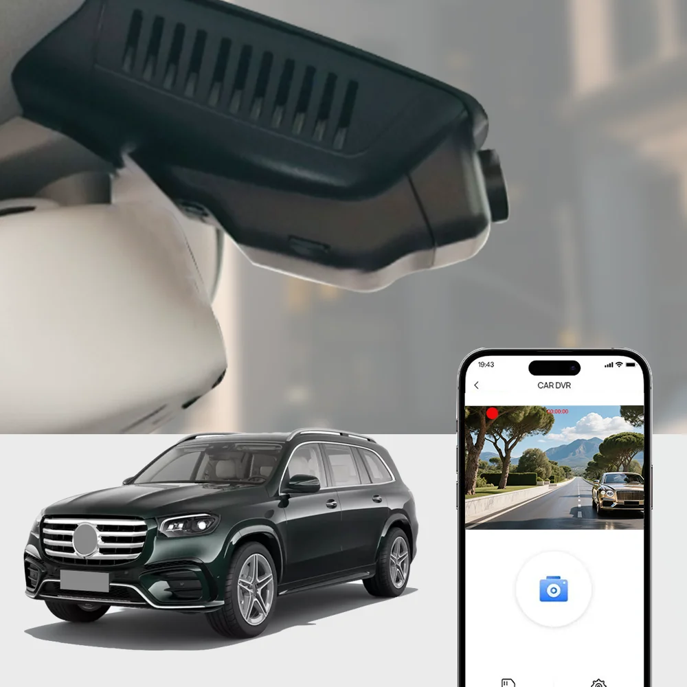 4K HD WIFi Plug and Play Car DVR Dash Cam For  Mercedes Benz CLS W218 (2e Gen) 2012 2013 2014 2015 2016 2017 2018 DashCam APP