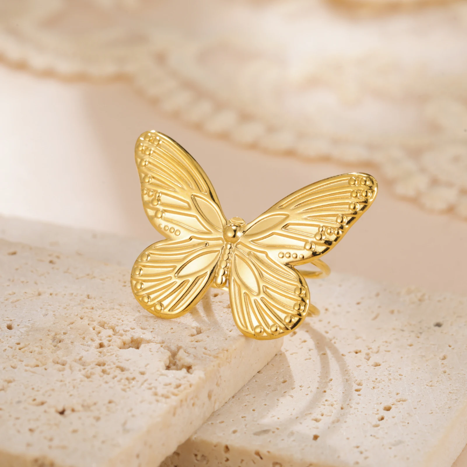 Top 10 Ring Design: A Comprehensive Review of the Cazador Stainless Steel Adjustable Butterfly Ring