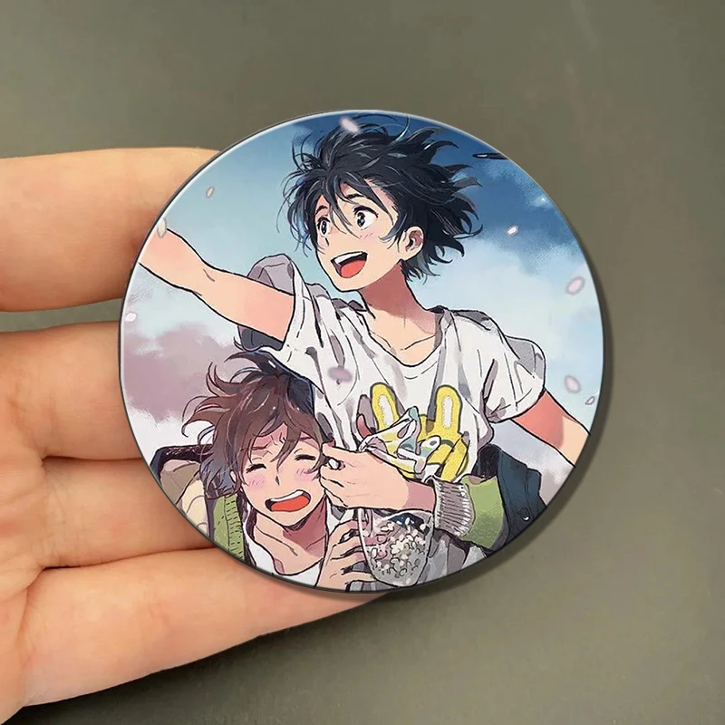 58mm Comic The Stranger By The Beach Button Pin Cute Anime Character Cartoon Brooch Badge for Backpack Accessories Decor Collect