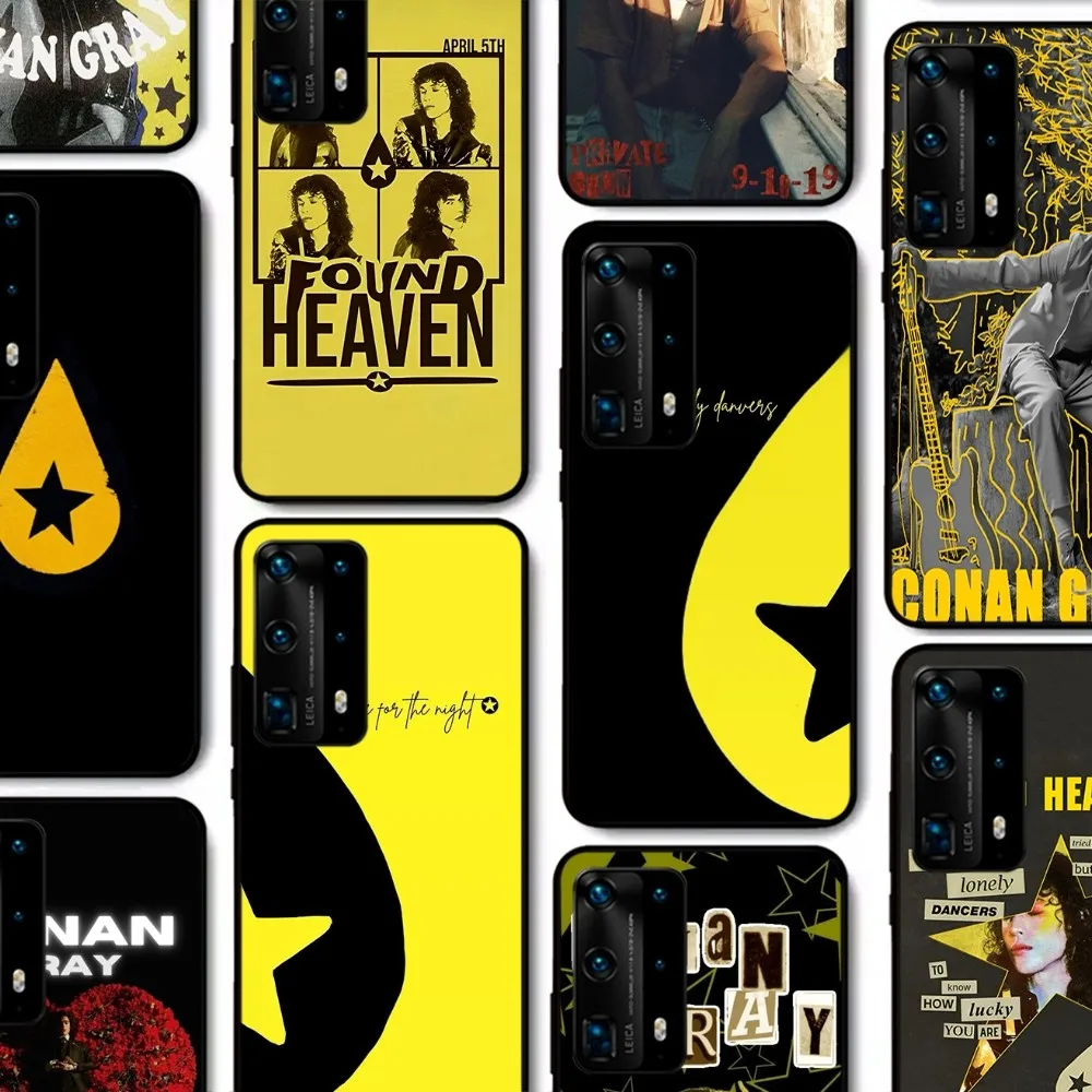 Singer C-Conan G-Gray Phone Case For Huawei P 8 9 10 20 30 40 50 Pro Lite Psmart Honor 10 Lite 70 Mate 20lite