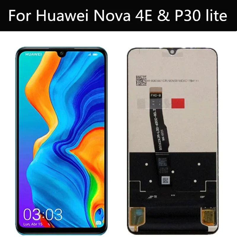 For Huawei Nova 4E LCD P30 lite LCD Display Touch Screen Digitizer Assembly Replacement