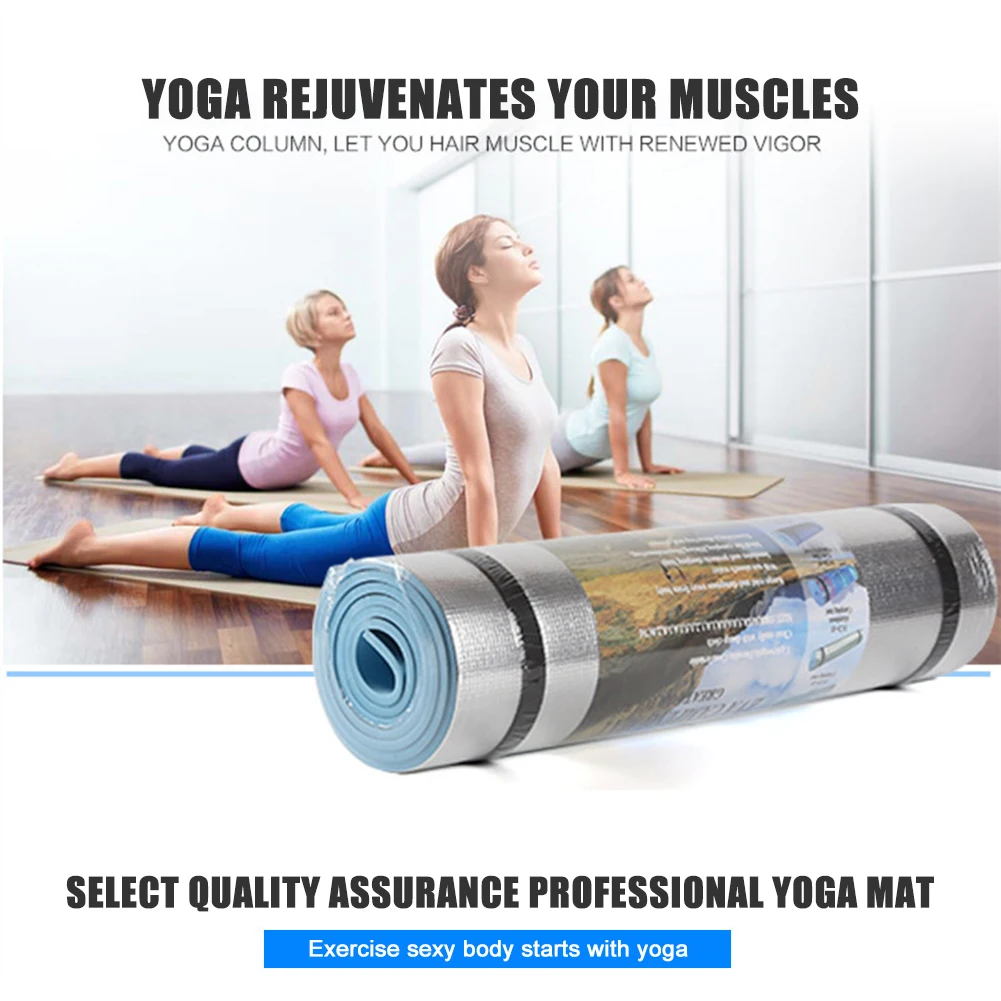 1800x500x6mm EVA Yoga Exercise Mat Moisture-proof Outdoor Camping Picnic Mat Yoga Mats Body Building Gym Fitness Accessories