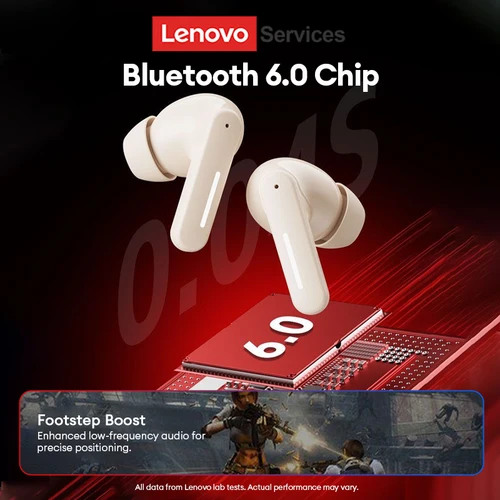Imagen 2 del producto Nuevo Lenovo LE209 actualización inalámbrica Bluetooth 6,0 auriculares deportivos con cancelación de ruido 30H batería de larga duración auriculares con micrófono