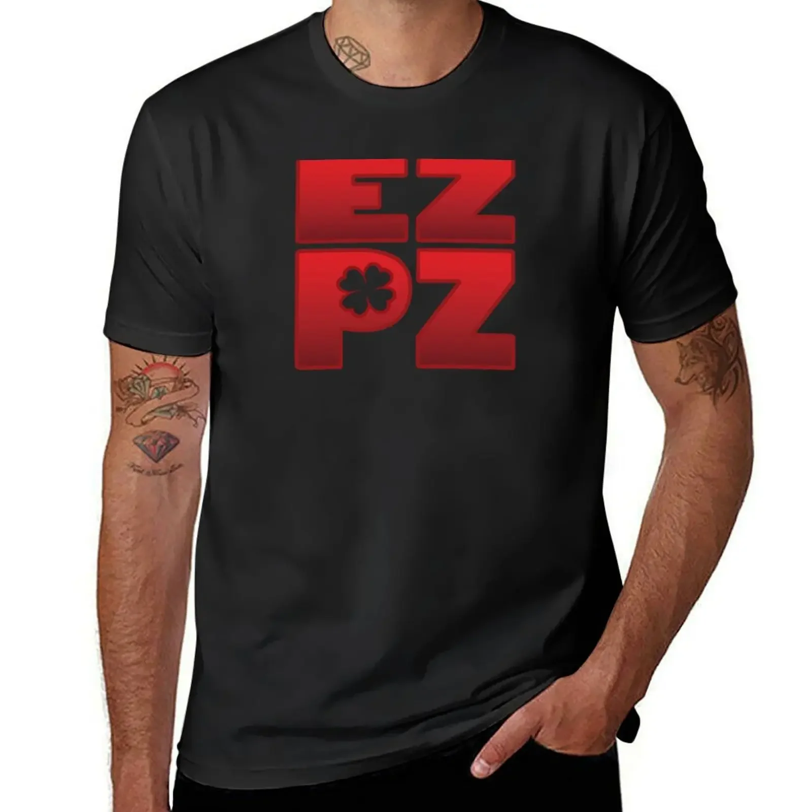 

EZPZ T-Shirt basketball graphic tees cotton graphic tees plain t shirts men
