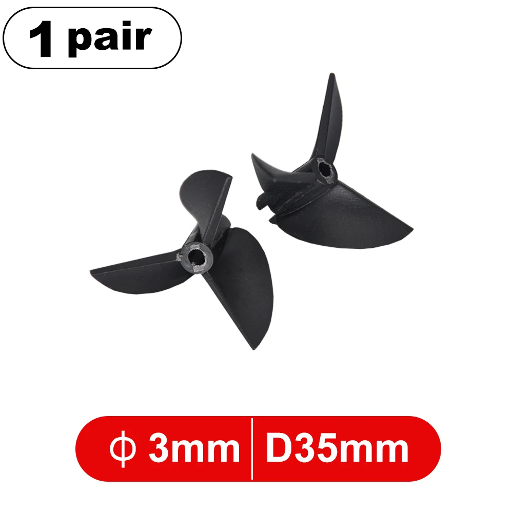 Hélice en plastique à trois pales, trou de 4.0mm d... – Grandado