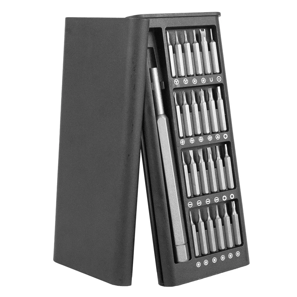 Precision Screwdriver Set 25 in 1 Phillips Torx Hexagonal Flat Head Magnetic Screwdriver Head for iPhone PC Watch Camera Glasse