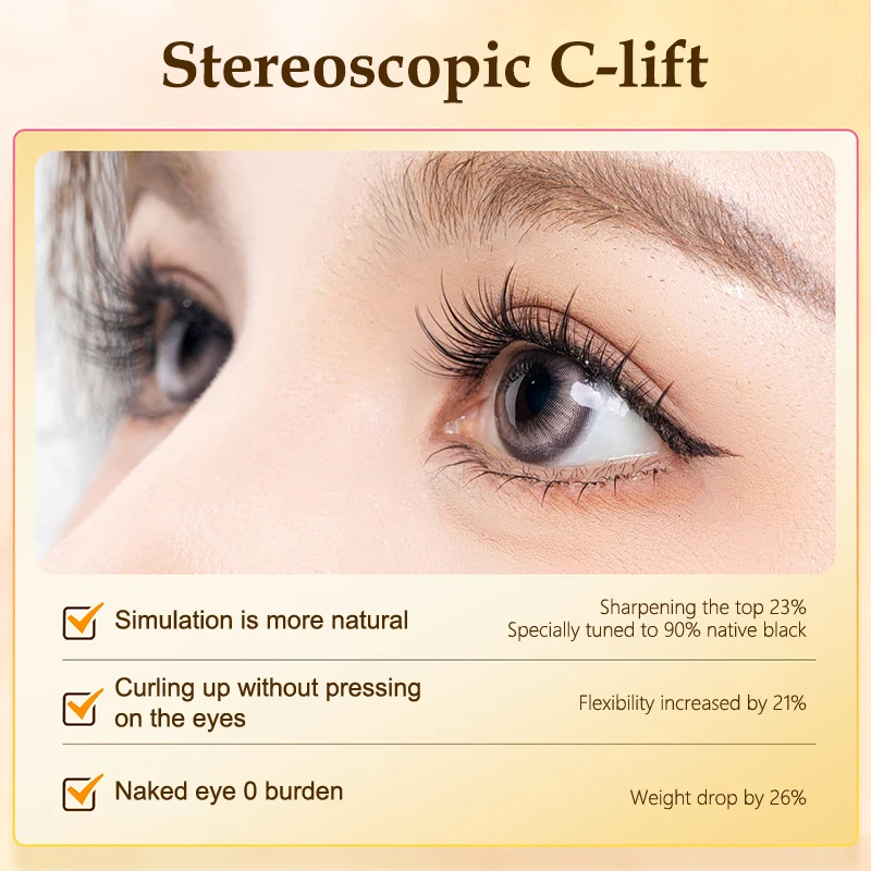 Glue-free Self-adhesive False Eyelashes Thick Curling Sunflower W-Shaped DIY Anime Eyes Lashes Extension Enlarge Eyes Tool