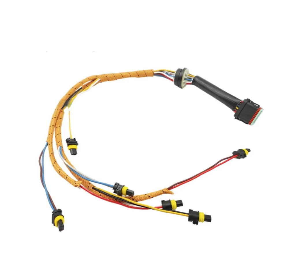 10pcs Fuel Injector Wiring Harness For C7 Excavator Harness 222-5917 2225917 Caterpillar CAT 325D 329D OE No.:222-5917,520-1511