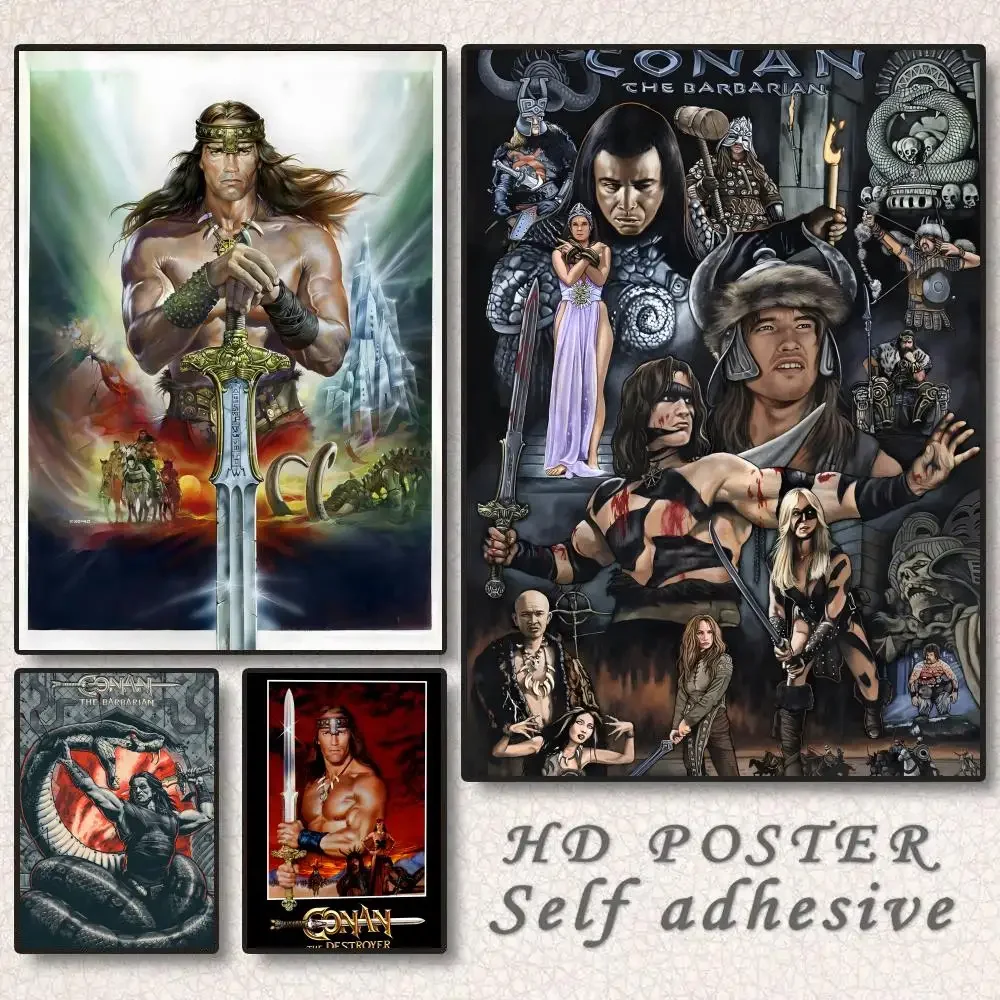 Sword and magic adventure movie C-Conan the Barbarian Poster