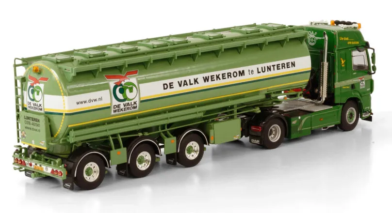 Alloy Model Toy WSI 1:50 Scale DAF CF MY2017 4X2 Tag Axle Truck Tractor Tank Transporter Truck Vehicle Diecast Toy Model 01-3723