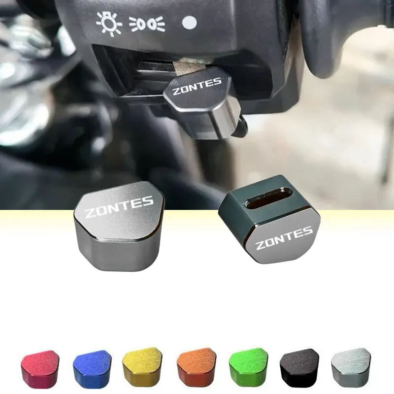 For Zontes G1 125 ZT125 G1 ZT125U ZT 125 U ZT 310R 310X ZT310R Motorcycle CNC Aluminum Switch Button Turn Signal Shift LeverCaps