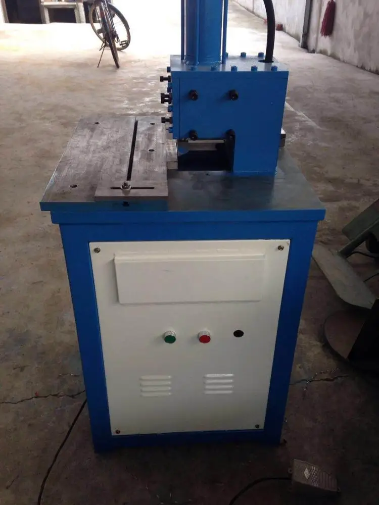 Hydraulic 45 Degree Corner Notching Slotting Machine for Trimming Metal Edges