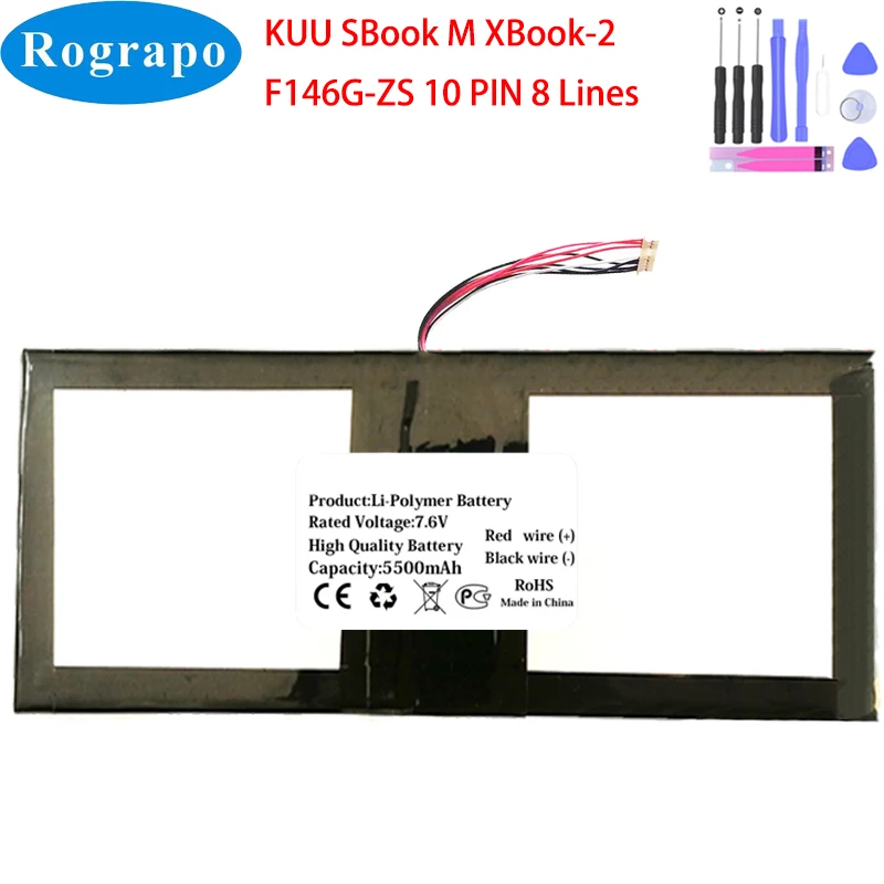 New 7.6V 5500mAh KUU SBook M XBook-2 F146G-ZS Laptop Notebook Battery