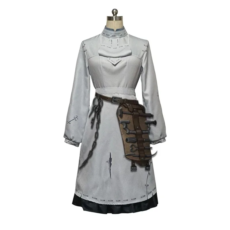 Juego Identity V disfraces de Cosplay sobreviviente psicólogo Dr. Ada Mesmer disfraz de Cosplay ropa Original trajes riñonera peluca zapatos