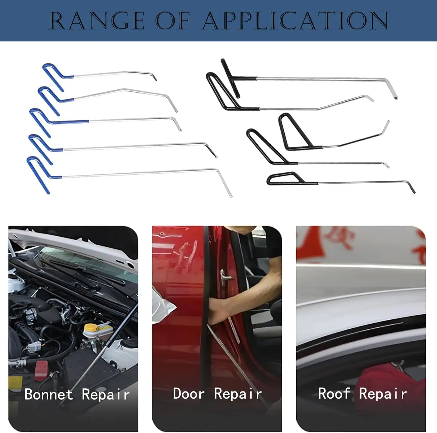 PDR Tools Automotive Body Dent Repair Tools Car Paintless Dent Removal Tool Auto Dent Damage Repair Products Hand Garage Tool - Image 3