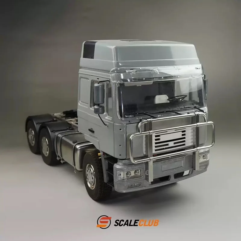 RC Scaleclub Modell für Tamiya 1/14 F2000 Auto Delong Truck Modell Spielzeug Metall Edelstahl Frontstoßstange Upgrade-Teile – Detail 3