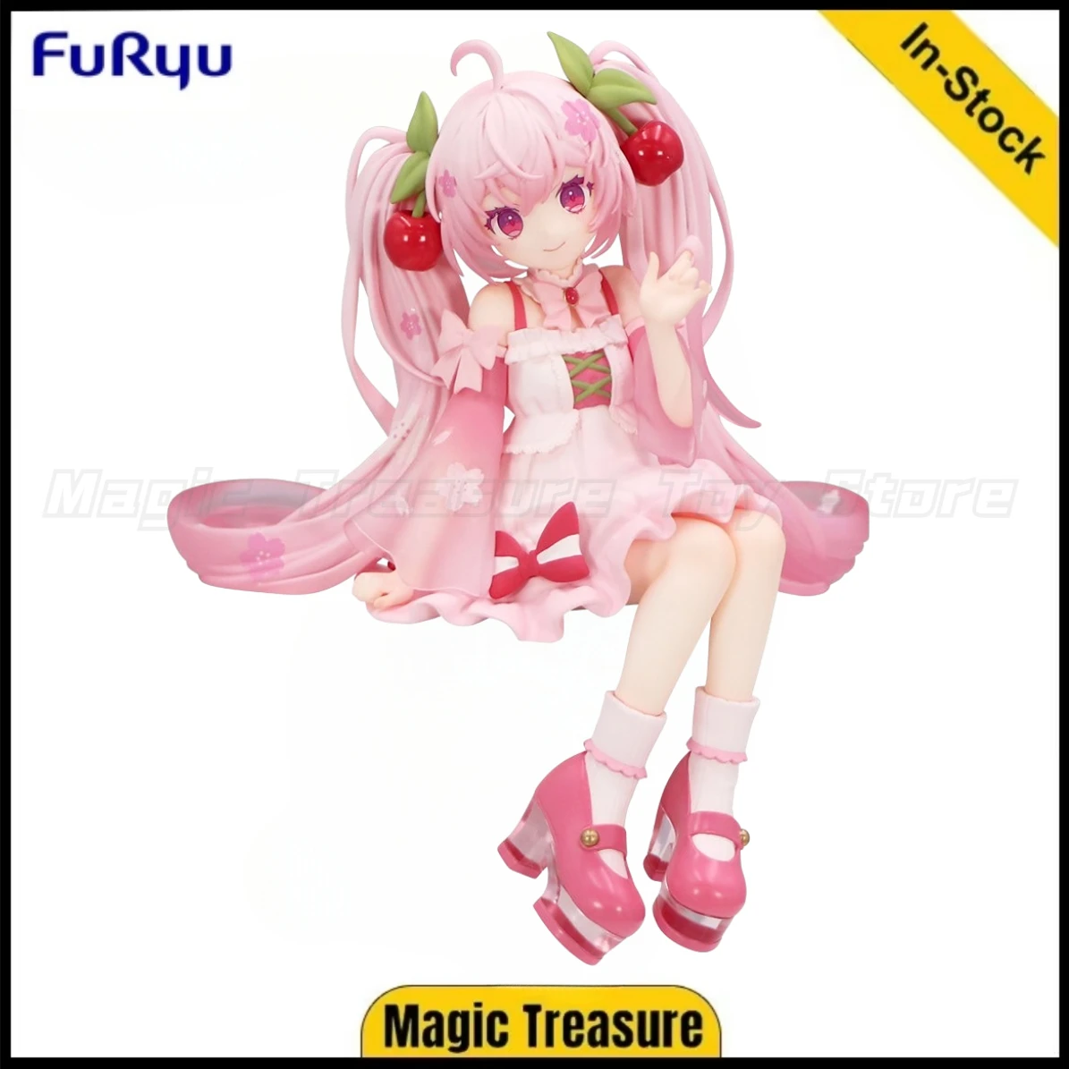 

【In Stock】Original FuRyu Noodle Stopper Hatsune Miku Sakura Future 2025 Handmade Anime