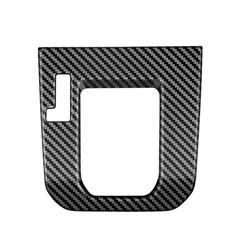 Car Gear Shift Frame Center Console Shift Knob Panel Trim For Subaru Forester 2025 Interior Accessories Carbon Fiber Pattern