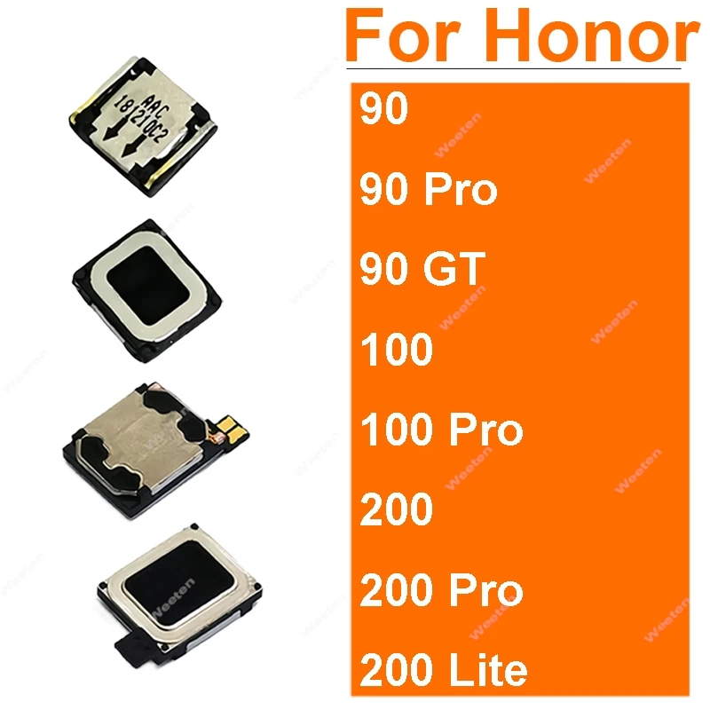 Top Front Earpiece Speaker For Huawei Honor 90 100 200 Lite 200 Pro For Honor 90 GT Smart Earphone Built-in Speaker Parts
