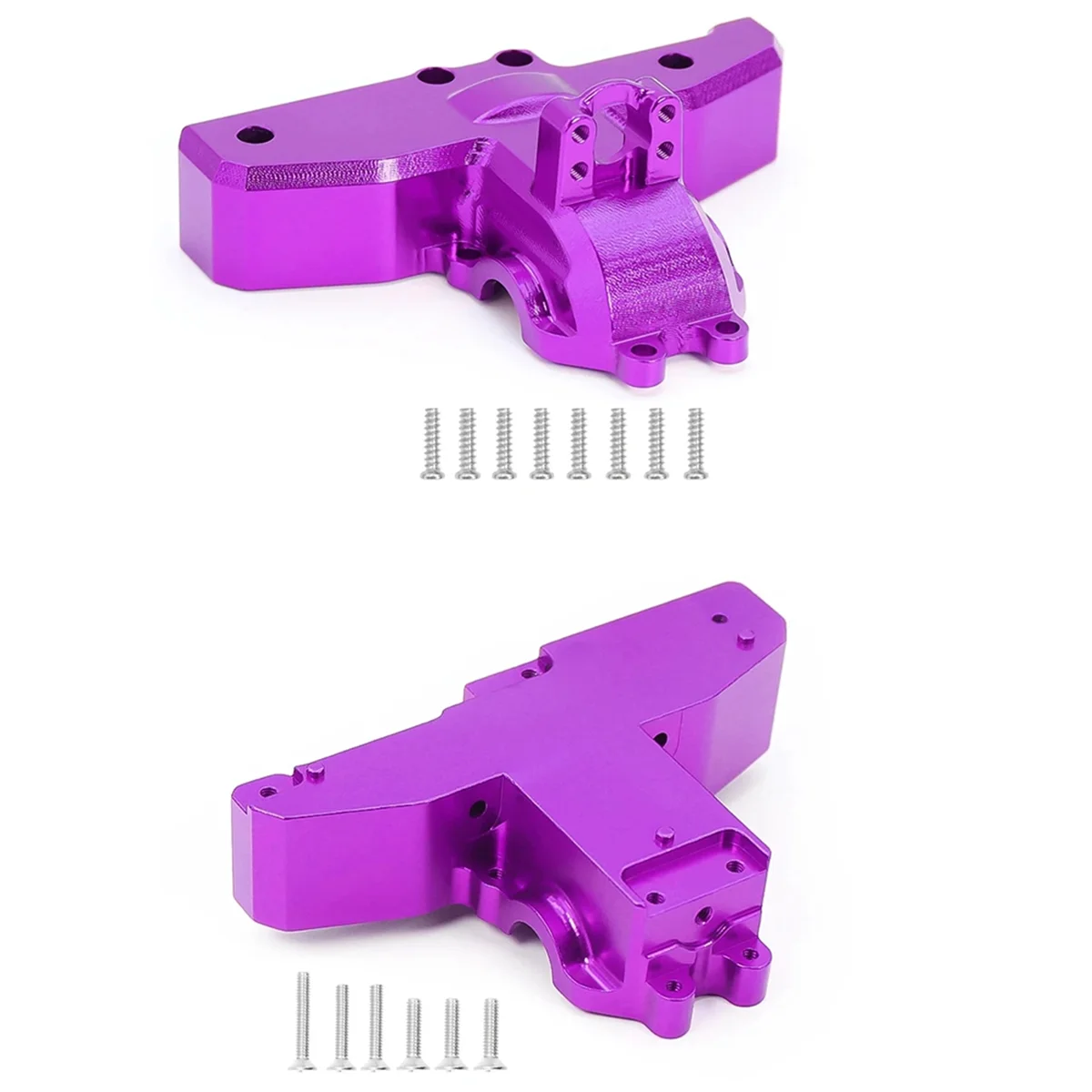 

For 1/14 14210 14209 Rear Upper Under Gearbox Covers Differential Case Cover RC Car Upgrade Spare Parts Purple