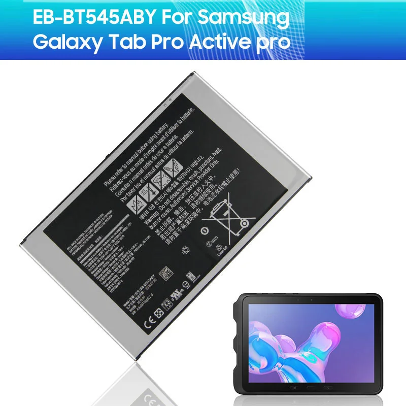 EB-BT545ABY Battery For Samsung Galaxy Tab Active Pro 10.1 T545 SM-T545 Replacement Batteries 7600mAh