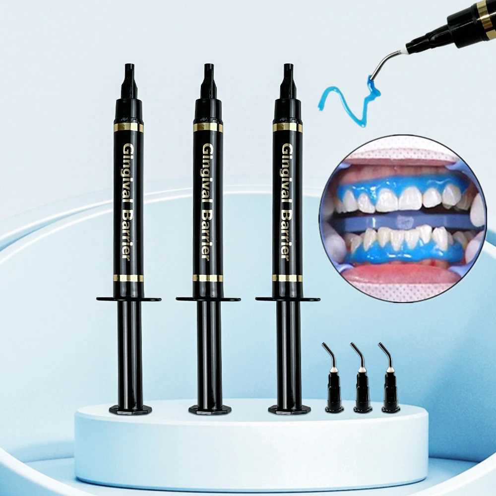 5pcs/10pcs 1.5ml Gingival Barr - đánh giá và giá Teeth Whitening Gingival Barrier
