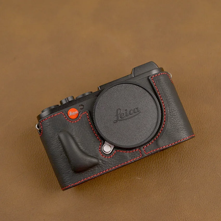 For Leica CL Camera Genuine leather cowhide Bag Body Genuine Leather Half Case Bag