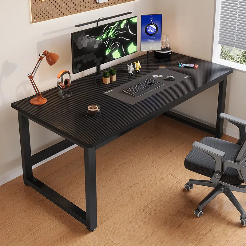 Black Minimalist Office Desk Design Luxury Big Size Professional Vintage Office Desk Modern Escritorio Oficina Home Furniture