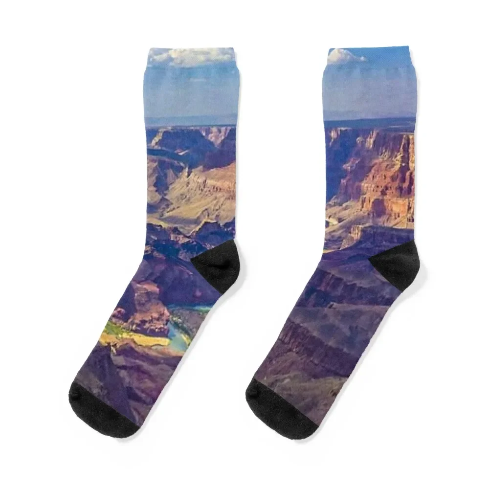 

Sunny day at the Grand Canyon, Arizona, USA Socks anti slip football anti-slip custom sports Men's Socks Women's
