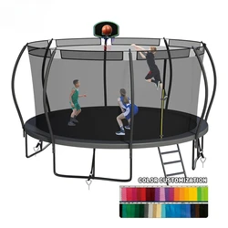 Trampoline outdoor household adult children bouncy bed with protective net jumping bed water trampoline