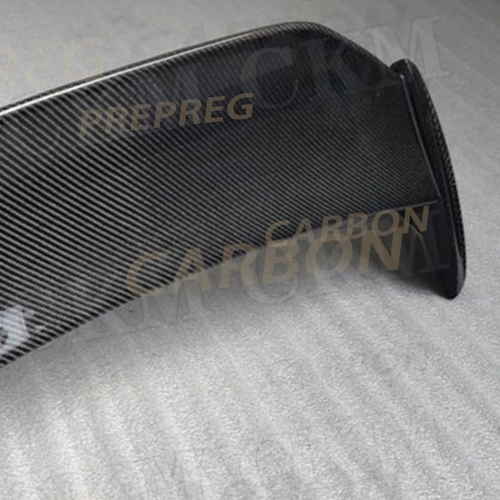 

For Volkswagen VW Polo Spoiler 2014-2018 Rear Roof Spoiler Window Wings Real Carbon Fiber Look Rear Tail Spoiler Car Styling