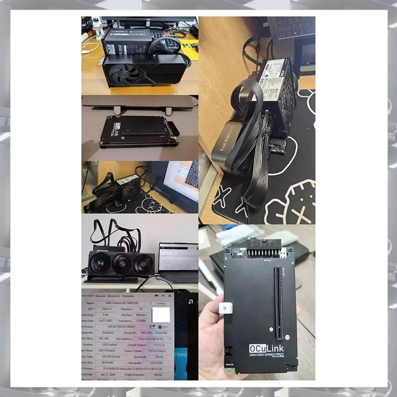 

Hot Selling-Ocup4v2 Oculink GPU Dock , NVME M.2 To Oculink Adapter For Laptop Mini PC To Exteral Graphic Card,Ocup4v2 Oculink GP