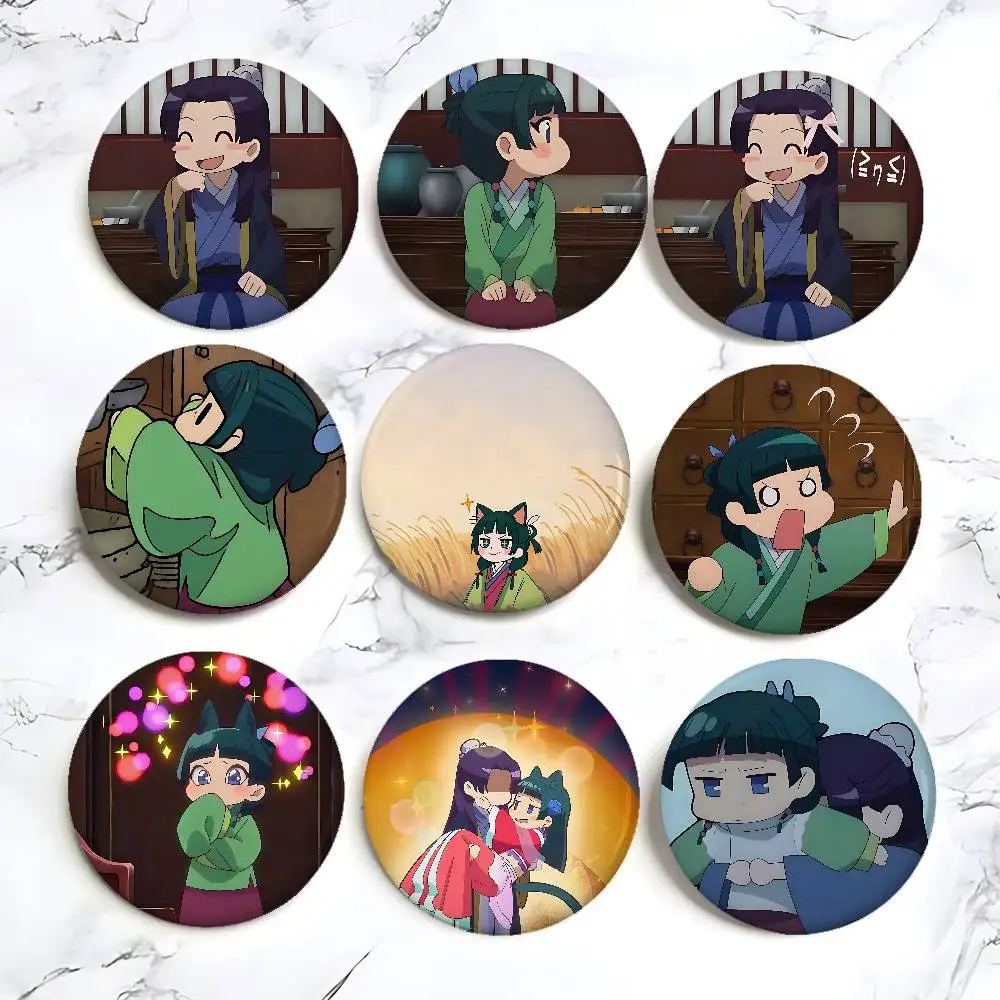 Anime The Apothecary Diaries Badges Tinplate Soft Button Pin Brooch Metal Badge Custom Jewelry Accessories Hat Bag Lapel