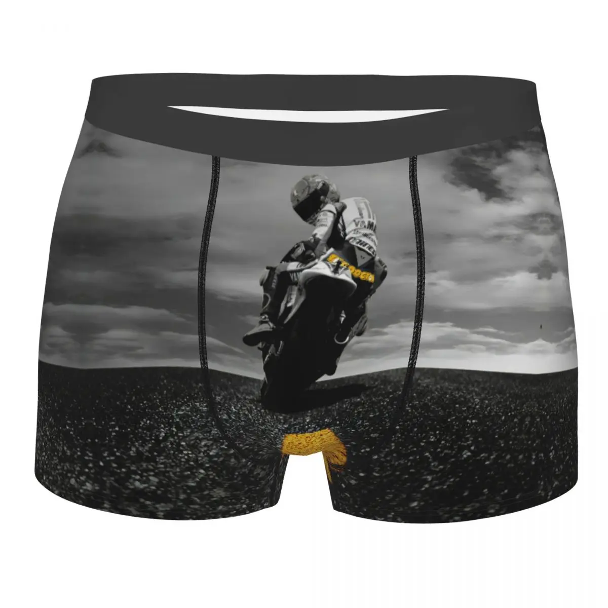 Rossi Motor Racer Underpants Cotton Panties Men's Underwear Comfortable Shorts Boxer Briefs