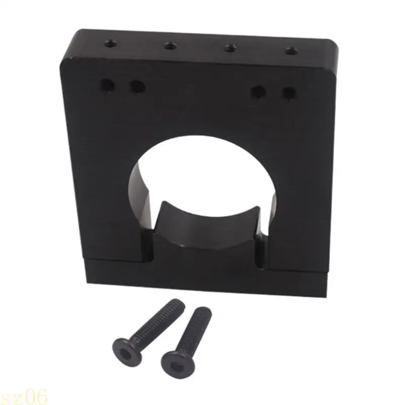 Q2Q4 Spindle Motor Holder CNC Motor Bracket 71mm Aluminum Shaft Spindle Motor Mount Kit for CNC Router Engraver ID 71mm