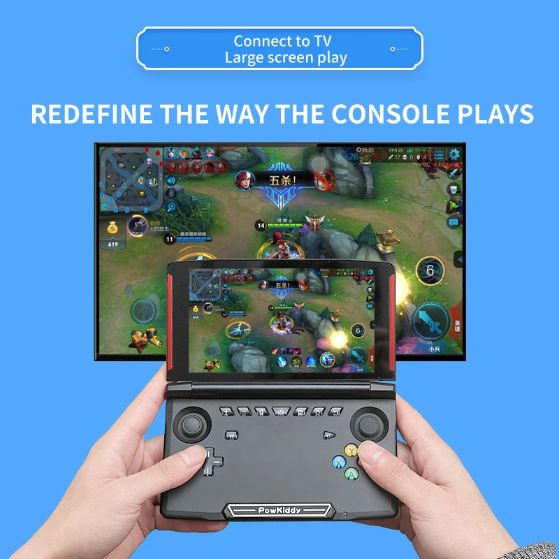 2022 NEW X18s Handheld Game Player 5.5 inch Touch Screen 5000MA Android 7.0 Quad core 2G RAM 16G ROM video Gaming console