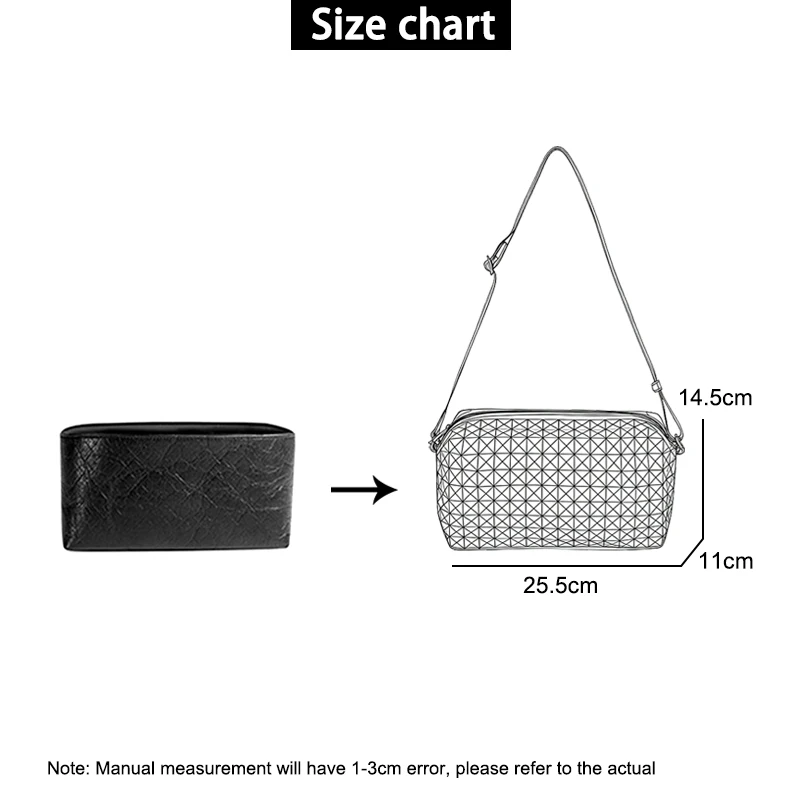 EverToner Microfiber paper Insert Bag suitable for I-sey M-yake saddle bag waterproof support cosmetic organizer wallet organize