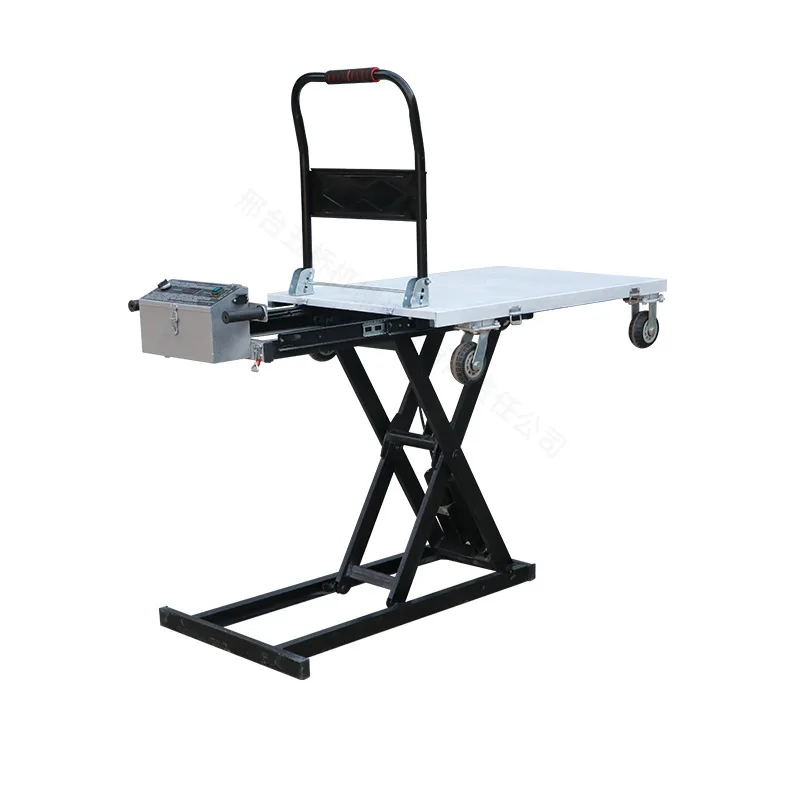 

Electric hydraulic lift mechanical repair shop new conditions for flatbed handcart