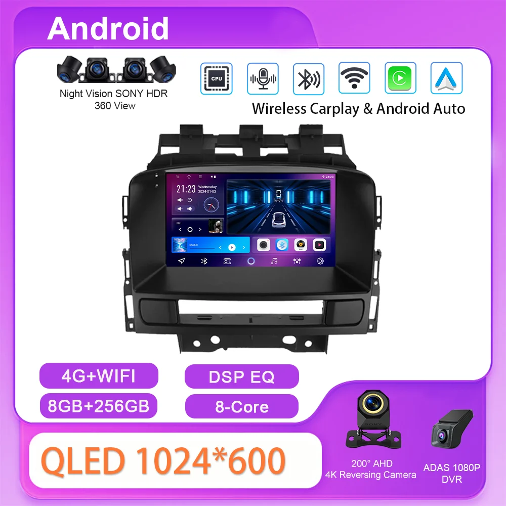 

Car Android GPS Navigation For Buick Excelle GT XT Opel Astra J 2011-2014 Auto Radio Stereo Multimidia Player 2DIN DVD 5G Wifi